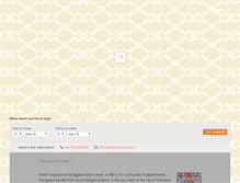 Tablet Screenshot of hoteltimisoara.ro